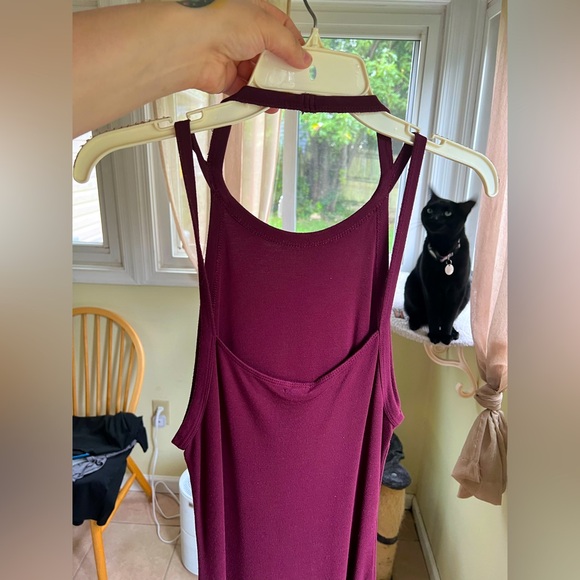 Garage Maxi Tank Top Dress, Strappy Details Size L - Picture 4 of 5